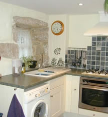 the kitchen at the gables self-catering