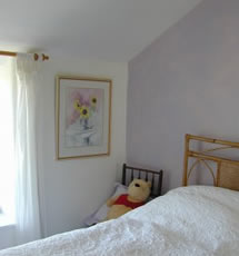 the single bedroom at the gables cottage